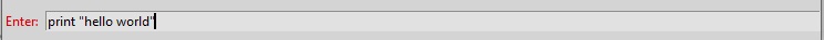 hello world program