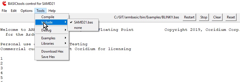 Chosen include file